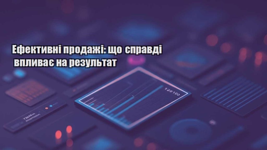 efektyvni prodazhi shho spravdi vplyvaye na rezultat