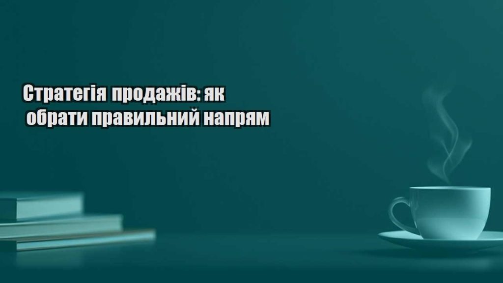 strategiya prodazhiv yak obraty pravylnyj napryam