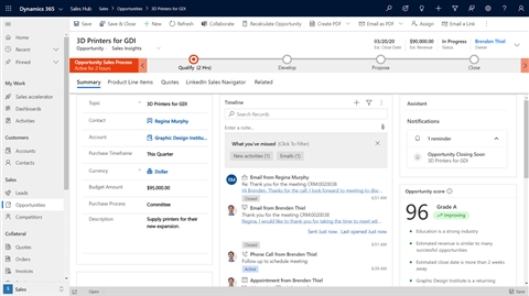 microsoft dynamics 365 sales gpsxy